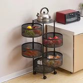 Premium Metal Vegetable Round Basket
