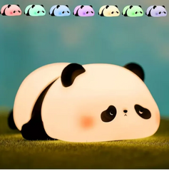 Panda lamp_ Panda Silicone Night Light_ Panda USB Rechargeable Touch SensorUSB