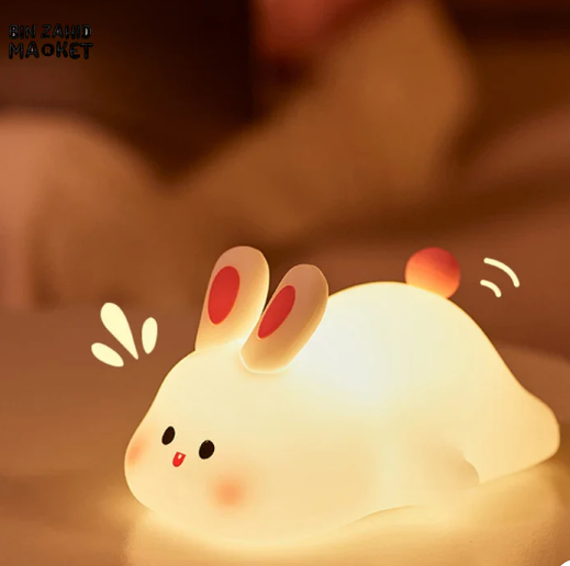 Cute silicon LED night lamp