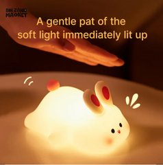 Cute silicon LED night lamp