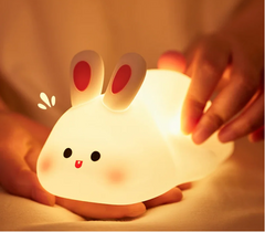 Cute silicon LED night lamp